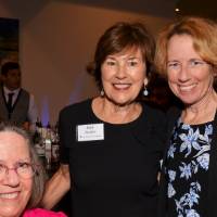 Kate Pew Wolters and  Joan Secchia with guest.